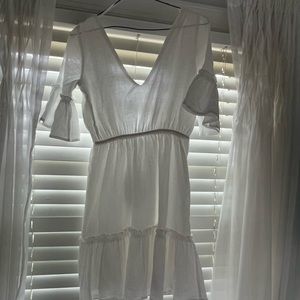 Lulus White Dress (XS) New with tags